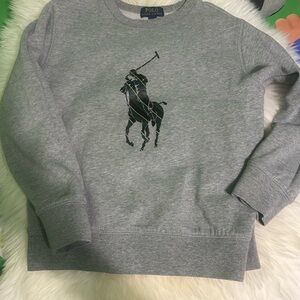 Polo by Ralph Lauren Men's Gray Crewneck Sweater